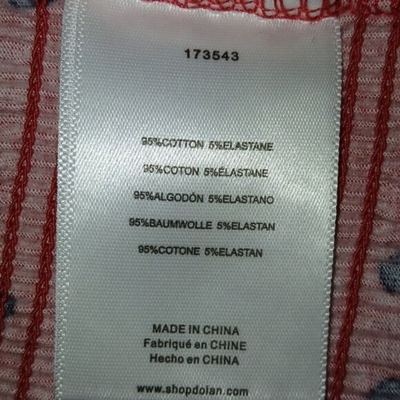 Anthropologie Dolan Red Polka Dot Smocked Puff Sleeve Blouse - Picture 8 of 8